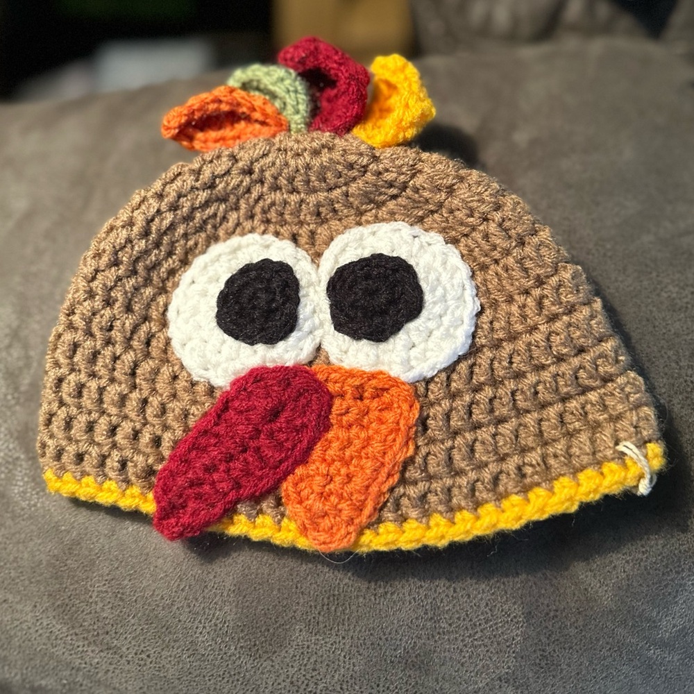 Crochet Turkey Hat